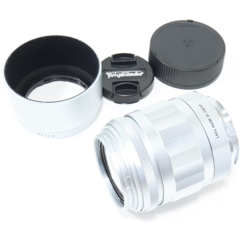 Voigtlander［フォクトレンダー］ APO-SKOPAR 90mm F2.8 VM シルバー フジヤカメラ店：カメラファン |  中古カメラ・レンズ検索サイト／欲しい中古カメラが見つかる！