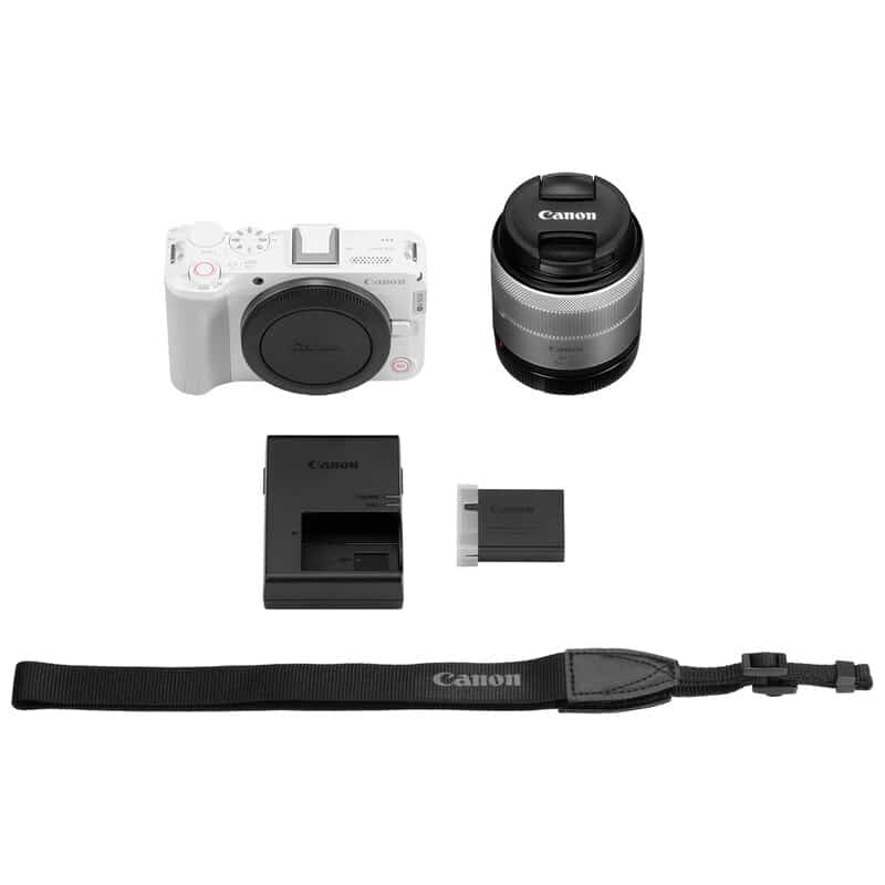 EOS R50 V ホワイト RF-S14-30 IS STM PZ レンズキット