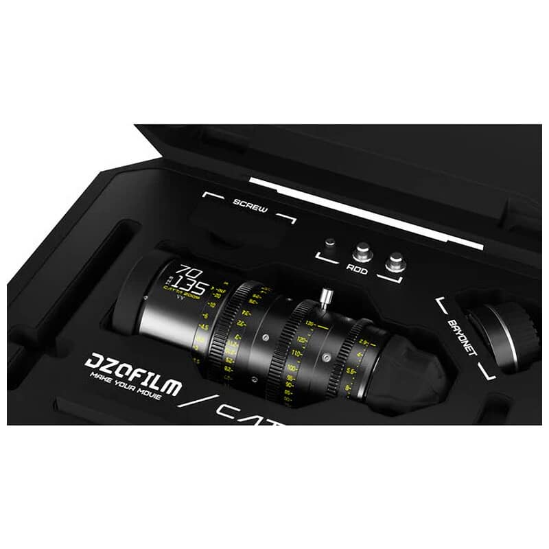 Catta Ace Zoom シネマズームレンズ PLマウント70-135mm T2.9 ブラック 保護ケース付