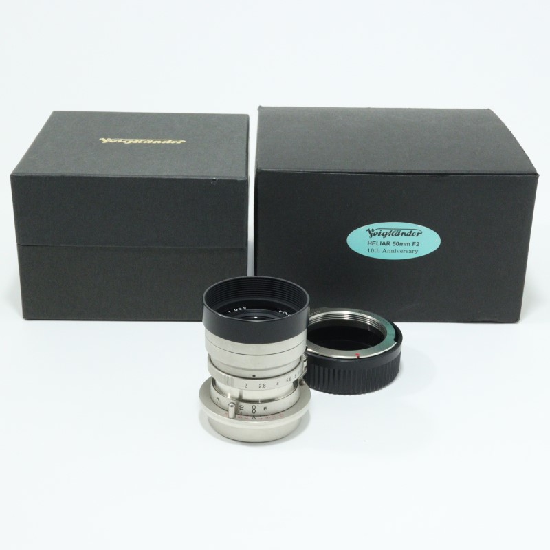 Voigtlander (フォクトレンダー) HELIAR 50mm F2 ニッケル仕上げ