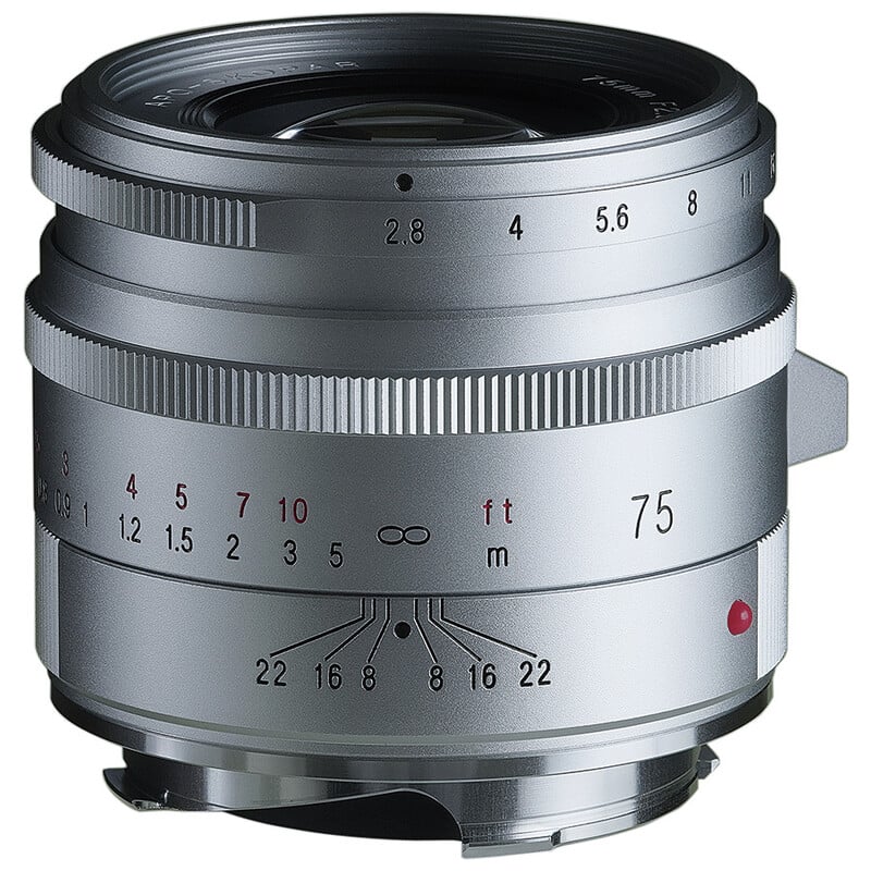 APO-SKOPAR 75mm F2.8 VM シルバー(2026年5月発売予定)
