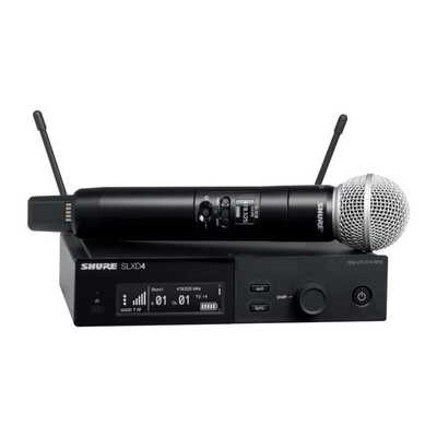 SM58ハンドヘルド型送信機ワイヤレスシステム SLXD24J/SM58-JB