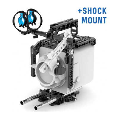 Mid Kit for Sony Burano + Microphone Shock Mount (Sideways 15mm Rod) M49-KTM-SON-BM15