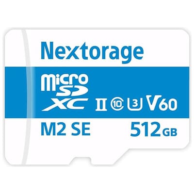 NX-M2SE512G microSDXC UHS-II V60 U3 CL10 メモリーカード 512GB