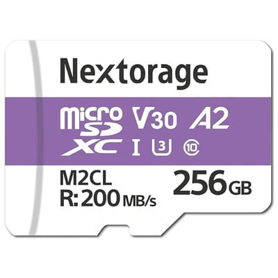 NX-M2CL256G microSDXC UHS-I V30 U3 CL10 メモリーカード 256GB