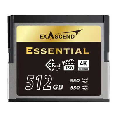Essential CFast 2.0 Card 512GB EXSD3X512GB
