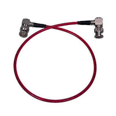 TRUE 12G 4K Shielded thin SDI Cable 16 Right Angle - Right Angle (Red)