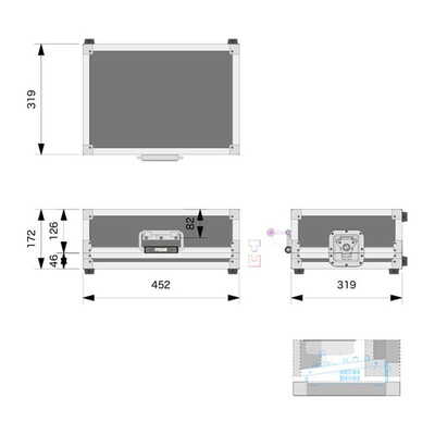 PAHC-V80HD Roland V-80HD用ハードケース