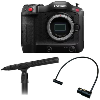 EOS C70 フジヤカメラセット S-Mic 3S + miniXLR3P(M)-XLR3P(F)-CTL(アウトレット)