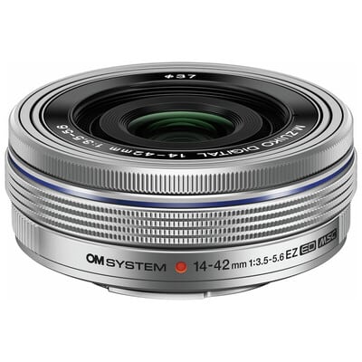 OM SYSTEM M.ZUIKO DIGITAL ED 14-42mm F3.5-5.6 EZ シルバー