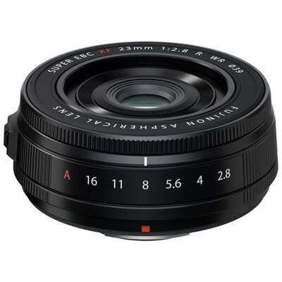 フジノンレンズ XF23mmF2.8 R WR ブラック(2025年12月5日発売予定)