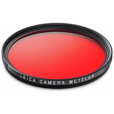 フィルター E49 レッド スリム ブラック 19696