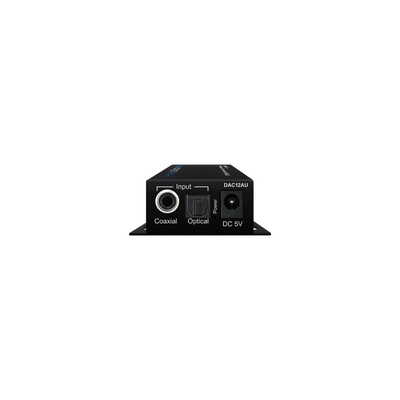 DAC12AU 同軸デジタル/光デジタルオーディオ→アナログステレオ(L/R)オーディオコンバータ