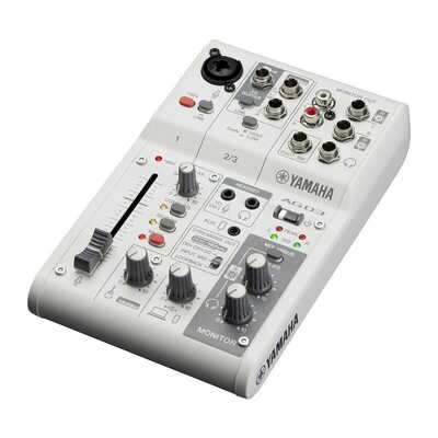 AG03MK2 White 3チャンネルライブストリーミングミキサー