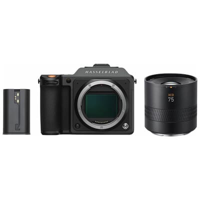 X2D 100C + XCD 3.4/75P Lightweight Portrait Lens Kit